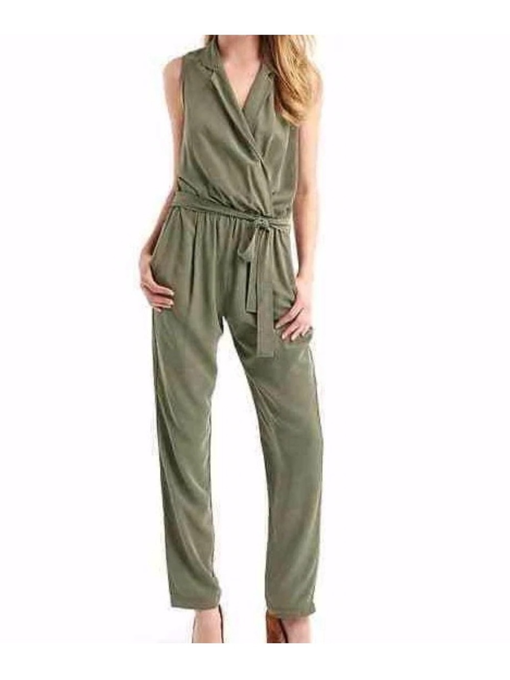 GAP soft Jumpsuit with Tie Waist 2016 NWT